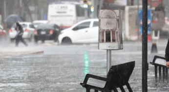 Lluvias fuertes azota hoy poniente de CDMX